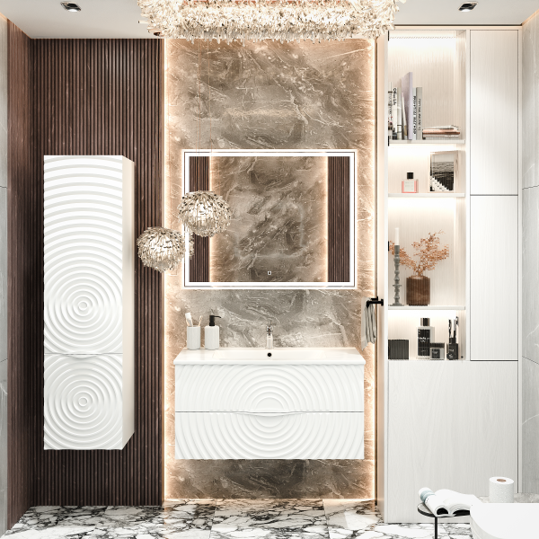 Коллекция Эйфория F1, базовая Белая эмаль, матовая, подвесной