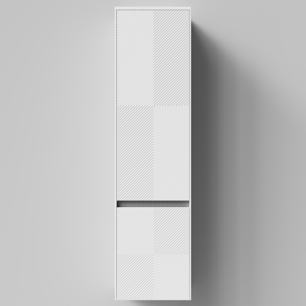 Пенал Соло 40, базовая Белая эмаль, матовая, подвесной, правый