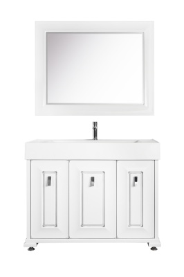 Коллекция Риккардо Напольный, патина серебро, Белый эмаль