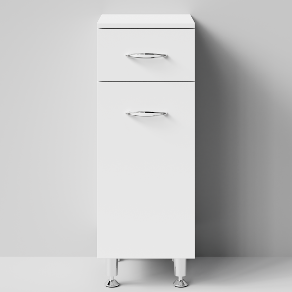 Тумба 30 напольный, белая, левая