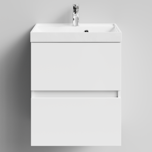 Тумба Бест 50  подвесной, белый глянец