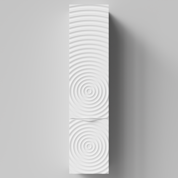 Пенал Эйфория 35 F1, базовая Белая эмаль, матовая, подвесной, правый