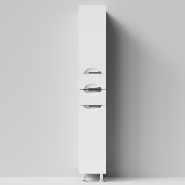 Пенал Лира 30 напольный, белый, левый