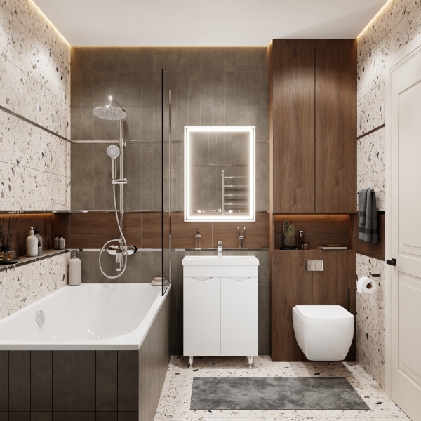 Коллекция Смайл Напольный, Белый глянец ПВХ