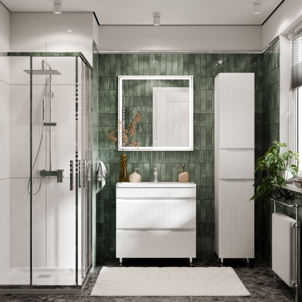 Коллекция Модуль Напольный, Белый глянец ПВХ