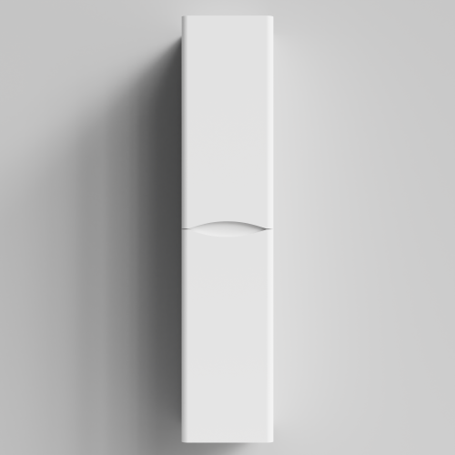 Пенал Адель 30 (2 двери) подвесной, белый глянец, правый