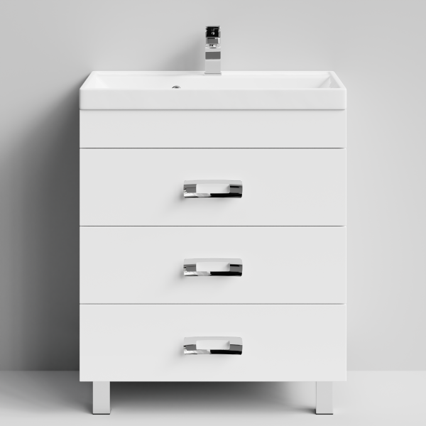 Тумба Орландо 70 напольный, белый глянец