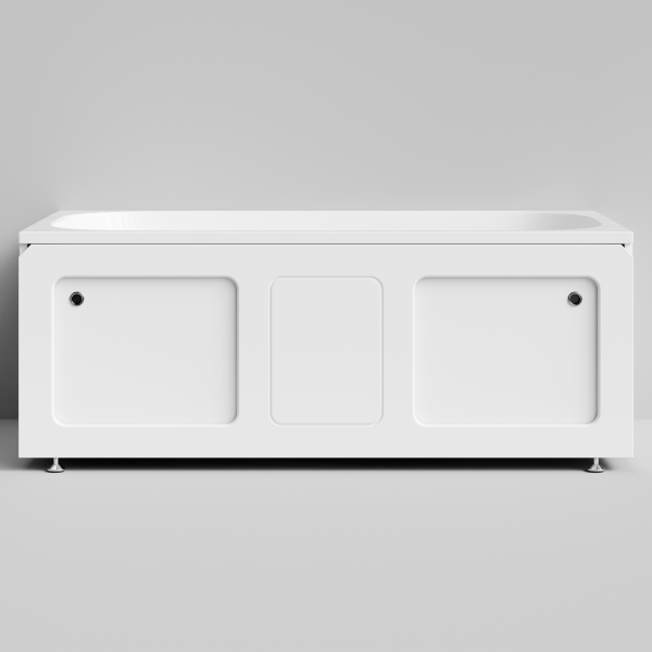 Экран-купе Хит 1500, 2 раздвижные двери, белый глянец